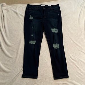 Sofia Vegara Bagi Boyfriend Ripped Jeans size 14